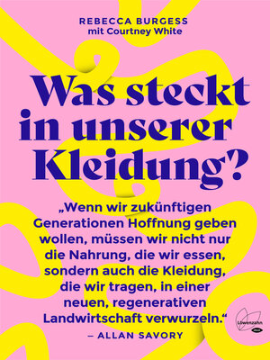 cover image of Was steckt in unserer Kleidung?
